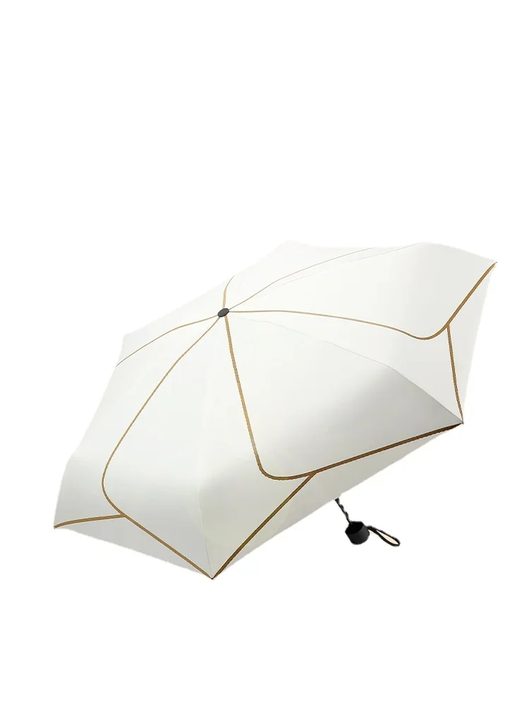 

YY UV Protection Umbrella Folding Umbrella Female Rain and Shine Dual-Use Self-Opening Umbrella