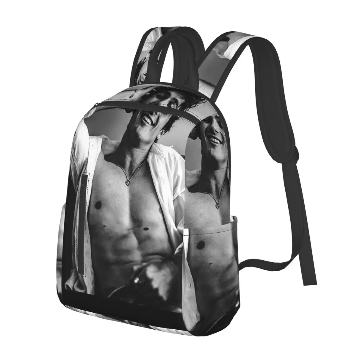 Jacob Elordi Australian Actor (7) Student Backpack School Bag Hiking Travel Daypack for Boys Girls Bookbag Shoulder Bags