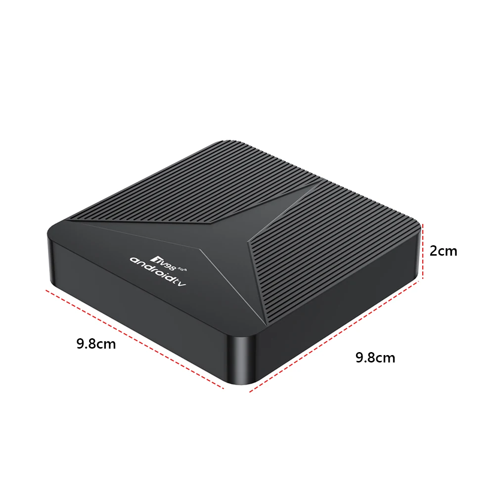 Android 14 Smart TV Box Wifi6 BT5.0 Телеприставка Android Box с пультом дистанционного управления