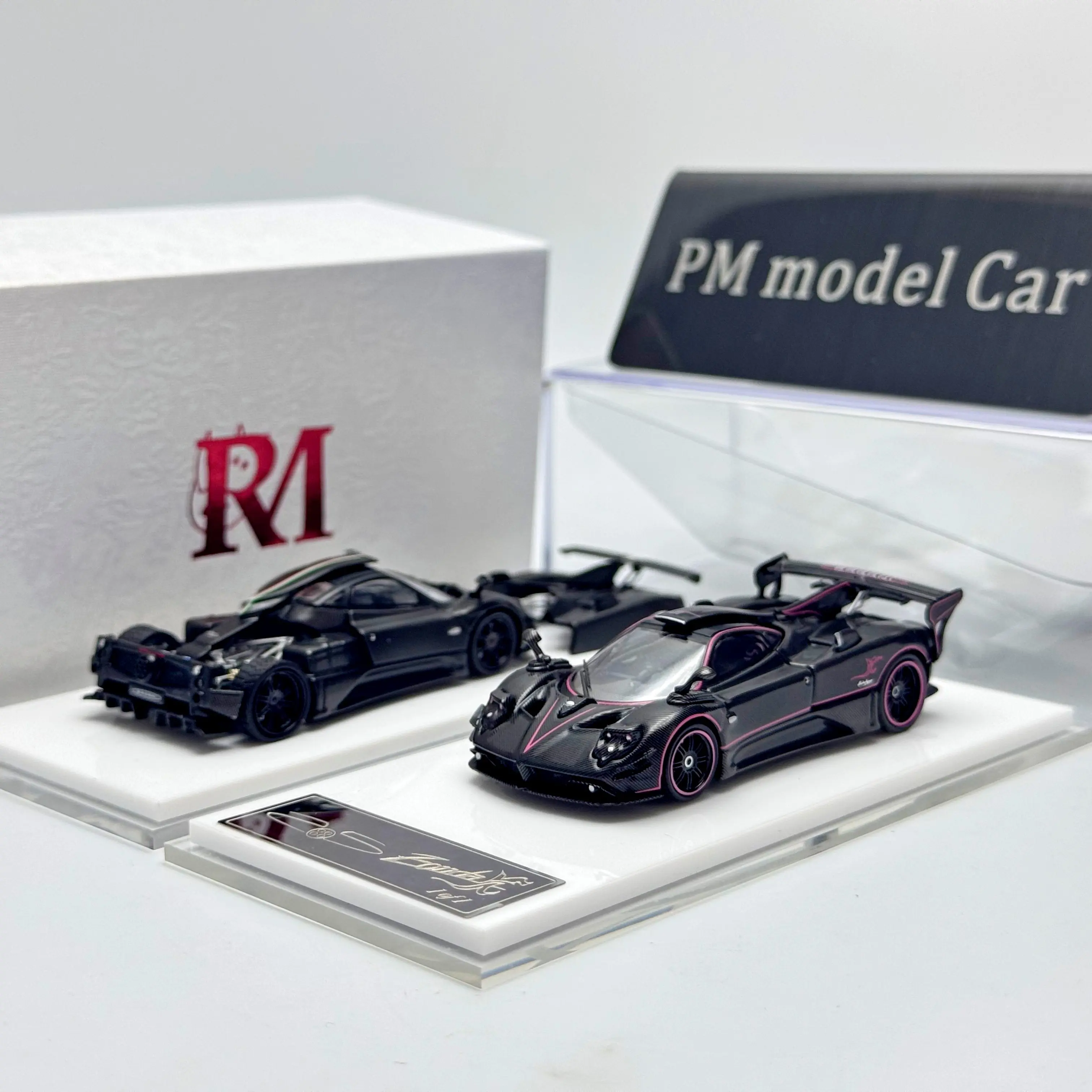 RM Rhino 1:64 Pagani Zonda JC Supercar Alloy Diecast Model Car Collectible Gift Ornament