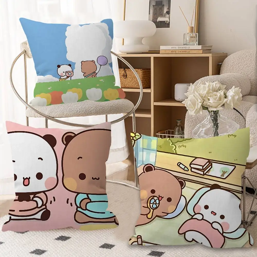 BuBu And DuDu Pillow Gift Home Office Decoration Bedroom Sofa Car Cushion Cover case 45x45
