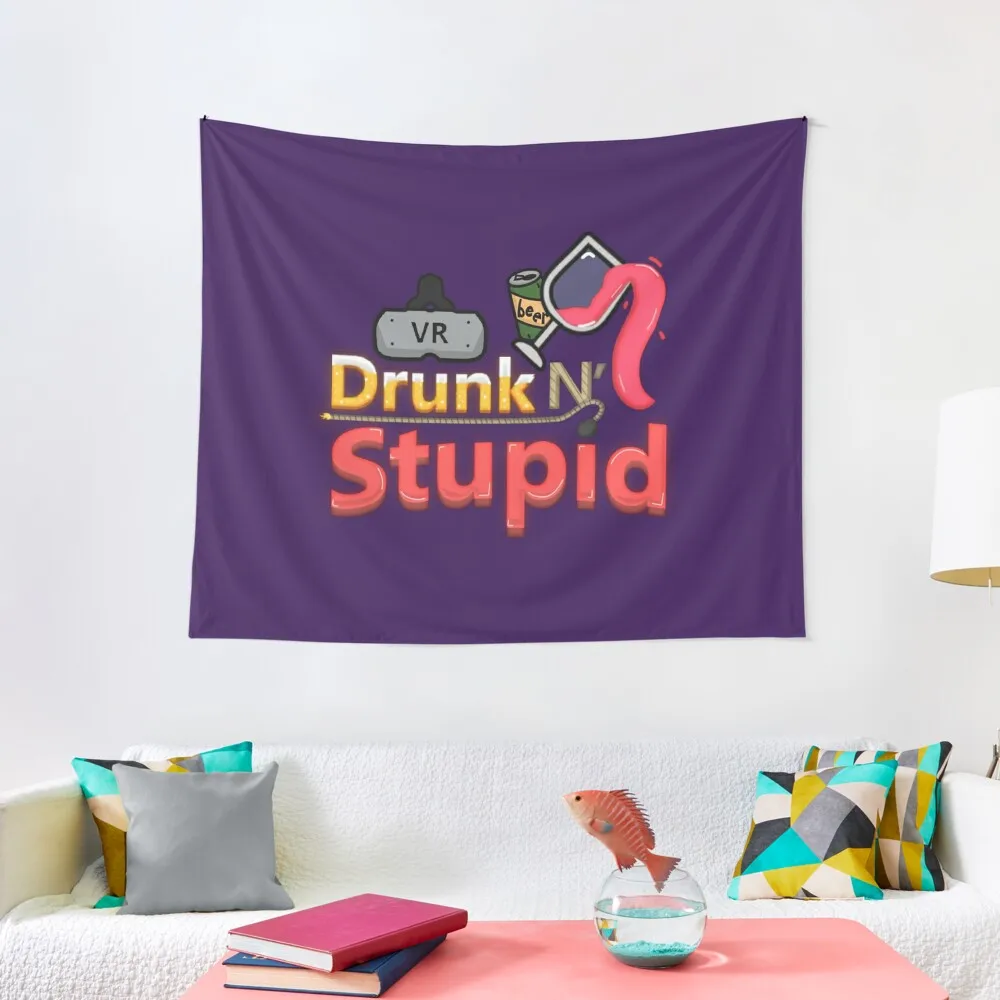 Drunk and Stupid Tapestry Wall Decoration Wallpapers Home Decor Outdoor Decor Decorative Wall Mural Tapestry