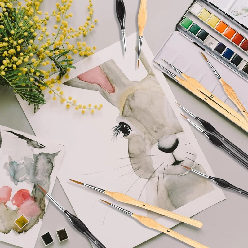 20 шт., кисти для рисования