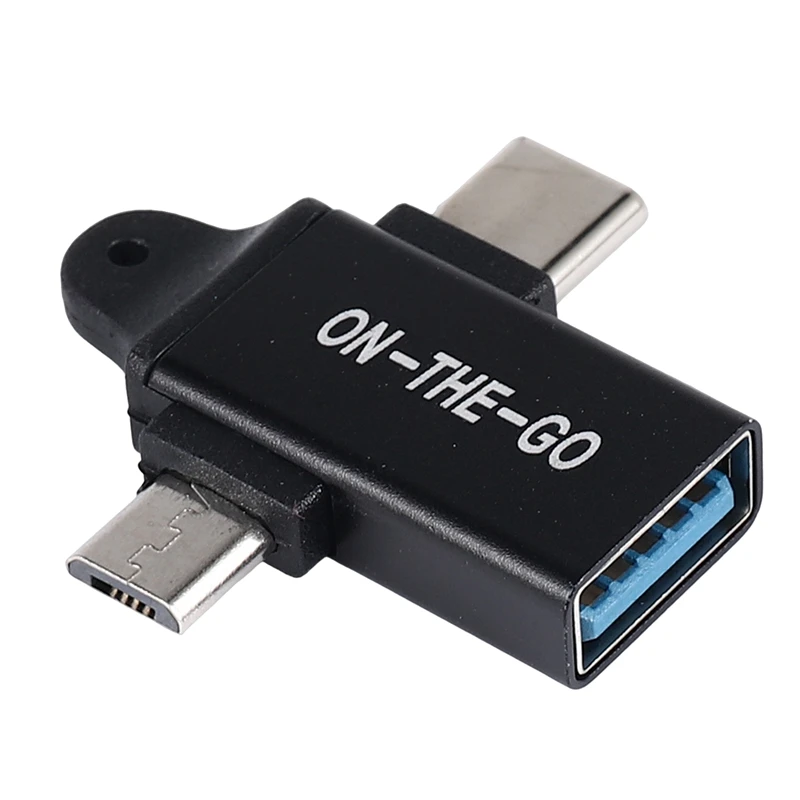 USB C To USB 3.0 OTG Converter USB 2 In 1 Type C Micro-OTG Adapter