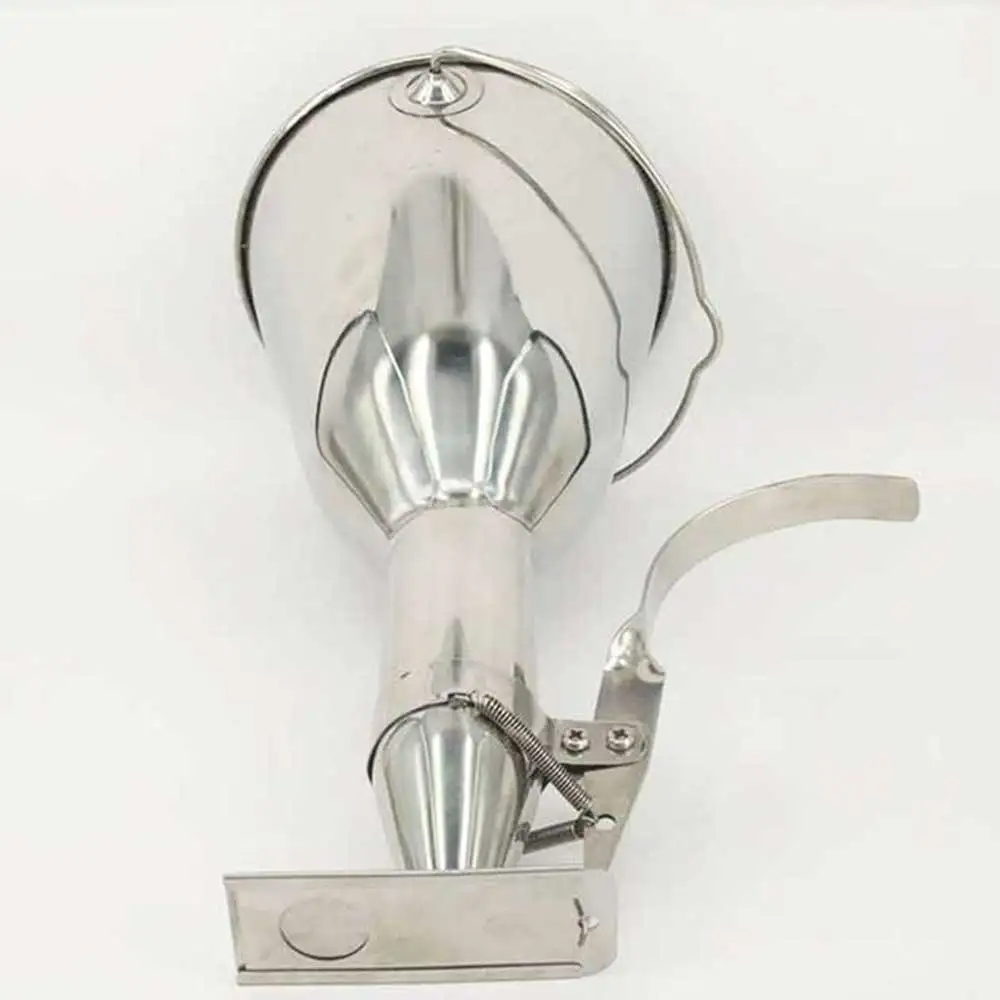 

Воронка для сахара из нержавеющей стали, бытовая воронка с ручным управлением, кухонные инструменты для еды