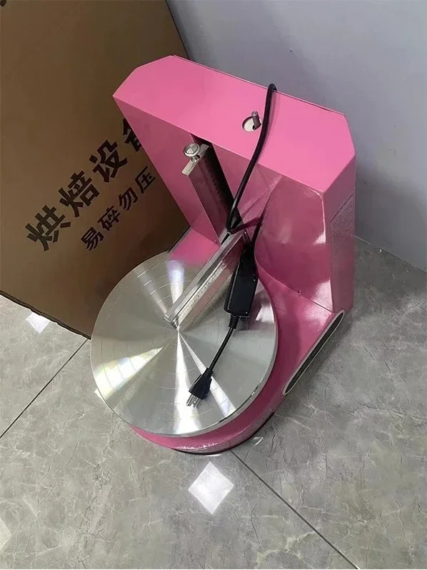 Better Automatic Round Birthday Cake Cream Icing Spreading Decorating Cakes Frosting Coating Depositor Smoother Machine