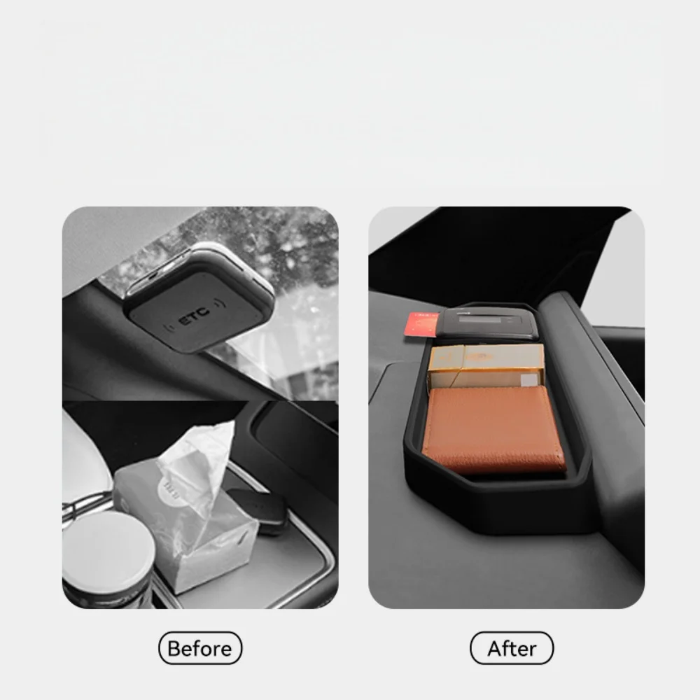 وسادة تخزين خلفية متوافقة مع كيا EV9 2024-2025 صينية تخزين لوحة القيادة ملحقات السيارة الداخلية شاشة التحكم المركزية