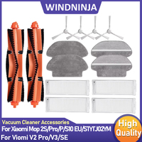 Main Side Brush Filter Mop Cloth Kit For Xiaomi Robot Vacuum Mop 2S/Pro/P/S10EU/STYTJ02YM/V3/SE Replacement Parts Accessories