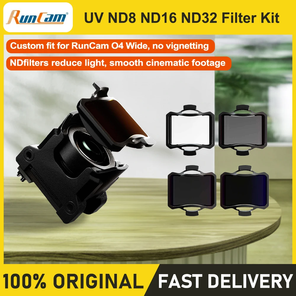 RunCam O4 Wide Angle Camera Lens Filter Set with UV ND8 ND16 ND32 Protectors for Air Unit Lens Accessories