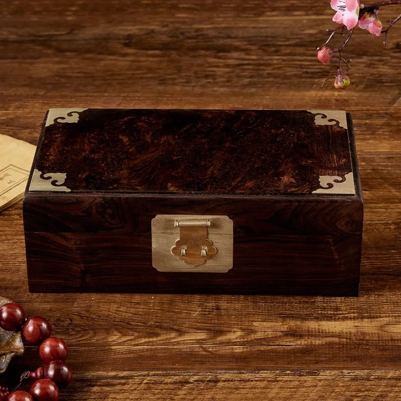 

Retro Jewelry Storage Box Earrings Rings Protect Cases Household Bracelet Collection Boxes Trinket Jewellery Organizer Case