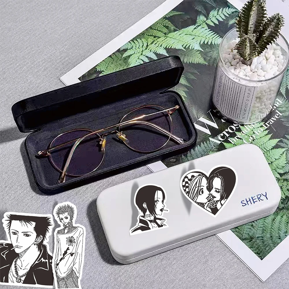 10/30/65PCS Japanese Anime NANA Stickers Black White Decals Cartoon Decoration Suitcase Laptop Phone Stationery Manga Sticker