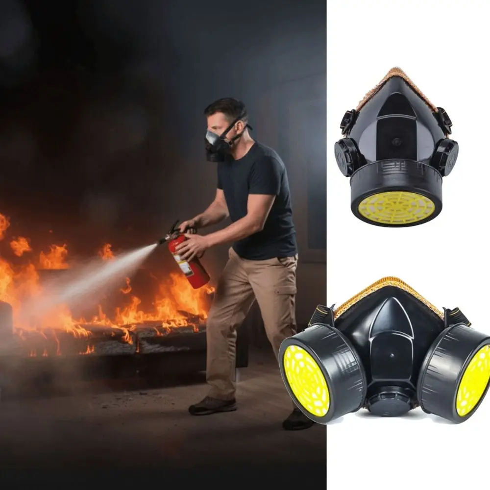 Filtro in spugna Maschera antipolvere chimica Anti-perdardo Anti particelle Maschere protettive Mezza maschera Filtrazione efficiente