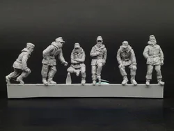 Druckguss harz Figur im Maßstab 1:72 Winter gepanzerte Panzer mannschaft Modell Montages atz unbemalt versand kostenfrei