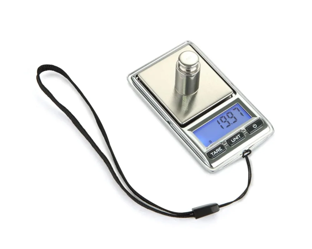 0.01g Accuracy 200g Mini Digital Pocket Scale – LCD Electronic Jewelry Diamond Gem Carat Weight Balance for Lab Home