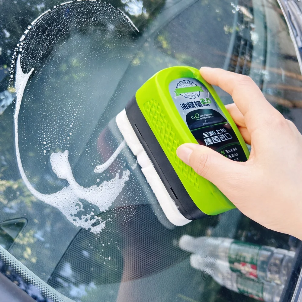 

1-5 шт. 150 мл Средство для удаления масляной пленки с автомобильных стекол, щетка для очистки, гидрофобный очиститель лобового стекла от масляной пленки