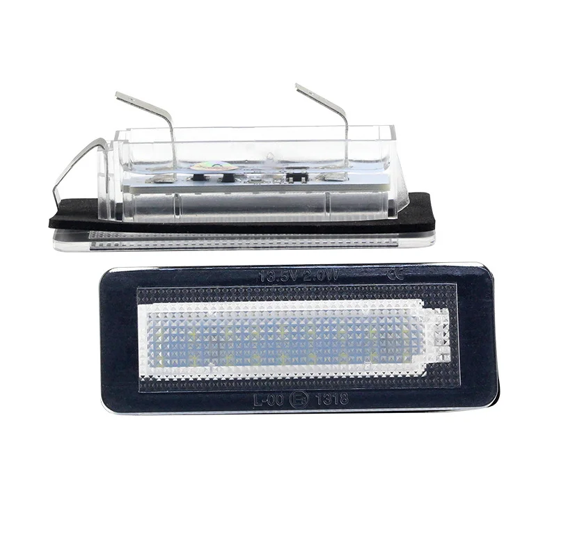 

12V LED Car License Number Plate Light Lamp No Error Special for Benz Smart Fortwo W450 W451 License Lamp Car Accessories