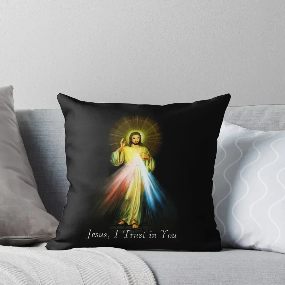 

Jesus Divine Mercy Faustina Sacred Heart Catholic Throw Pillow Covers For Sofas Cushion Cover Luxury pillow