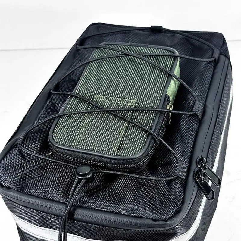 

652F Bike Panniers Bag Waterproof Bicycles Rear Bag Oxford Cloth Cycling Trunk Bag Cycle Luggage Carriers Storage