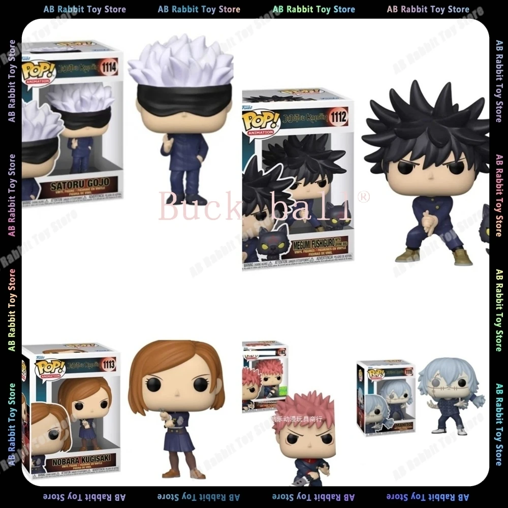 New Funko Pop Figures Jujutsu Kaisen Anime Figure Satoru Gojo Figurine Gk Statue Figurine Model Doll Collection Room Toys Gift