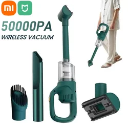 Xiaomi Wireless Car Vacuum Cleaner 50000Pa Cordless Handheld Cleaning Robot Auto Vacuums Strong Suction Cleaner For Car Home