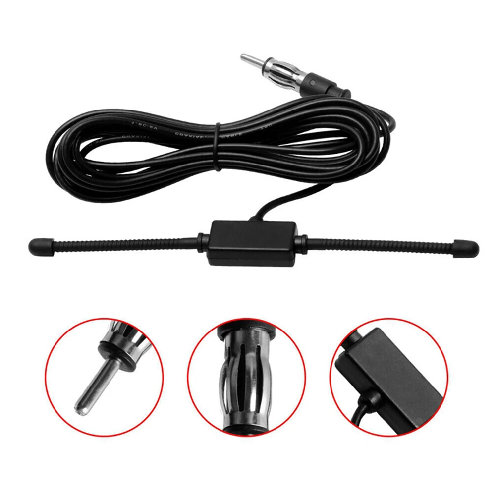 Car Dipole Antenna Boat Stereo AM FM Glass Antenna Radio Car Antenna Radio Universal Automobile Parts Car GPS Accessories