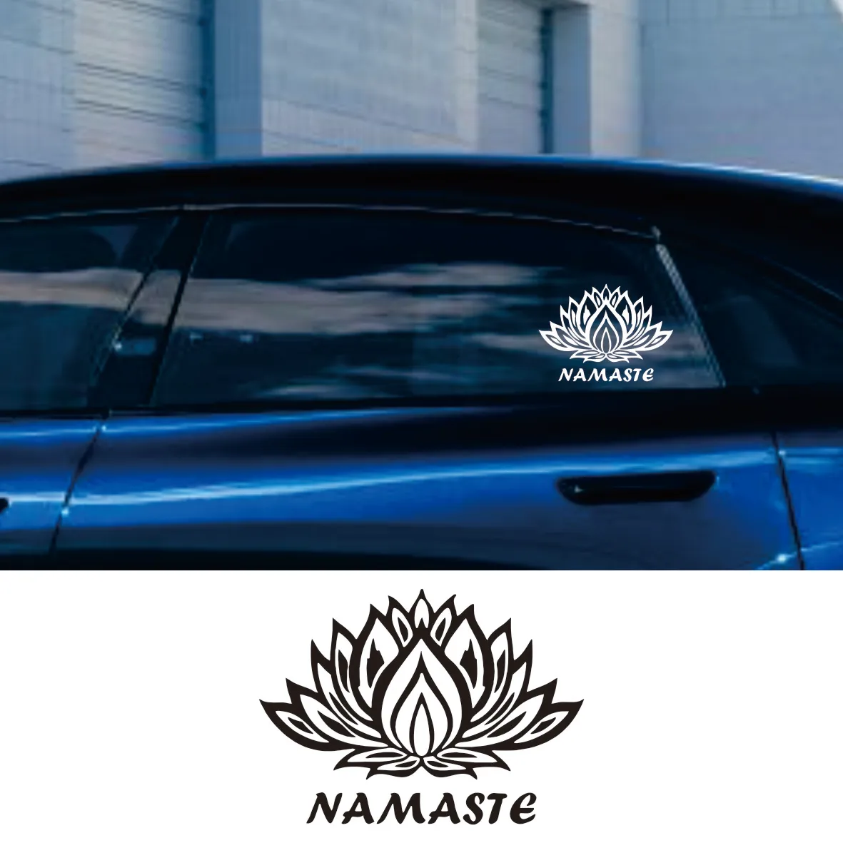 

Interesting Namaste Car Stickers Motorcycle Decal Waterproof Car Styling Car Accessories Pegatinas Para Coche