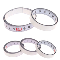 Miter Track Tape Measure Self-Adhesive Metric Stainless Steel Scale Ruler 1M-2M For T-track Router Table Saw Woodworking Tool