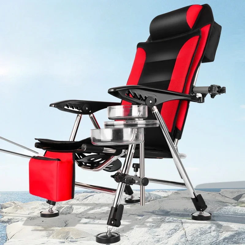 

Camping Folding Fishing Chairs Portable Travel Storage Chairman Fishing Chairs Relaxing Outdoor Furniture Chaise De Pêche FYFC