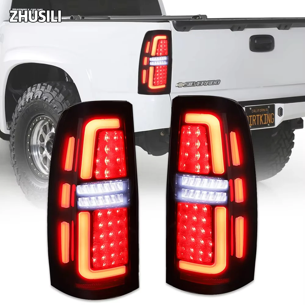 

Car LED Rear Taillights for 99-06 Chevy Silverado 1500/2500 01-06 Silverado 1500HD/2500HD/3500 99-02 GMC Sierra 1500 2500 3500