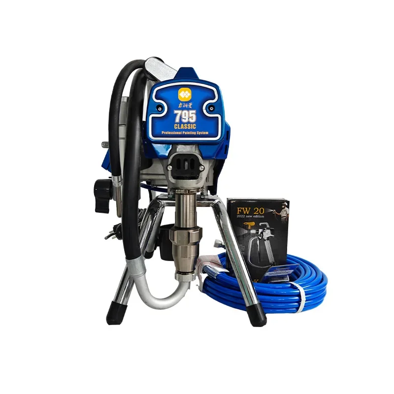 795 High Pressure Airless Paint Sprayer for Exterior Wall Tile Projects with Fire-resistant and Flame-retardant Coating