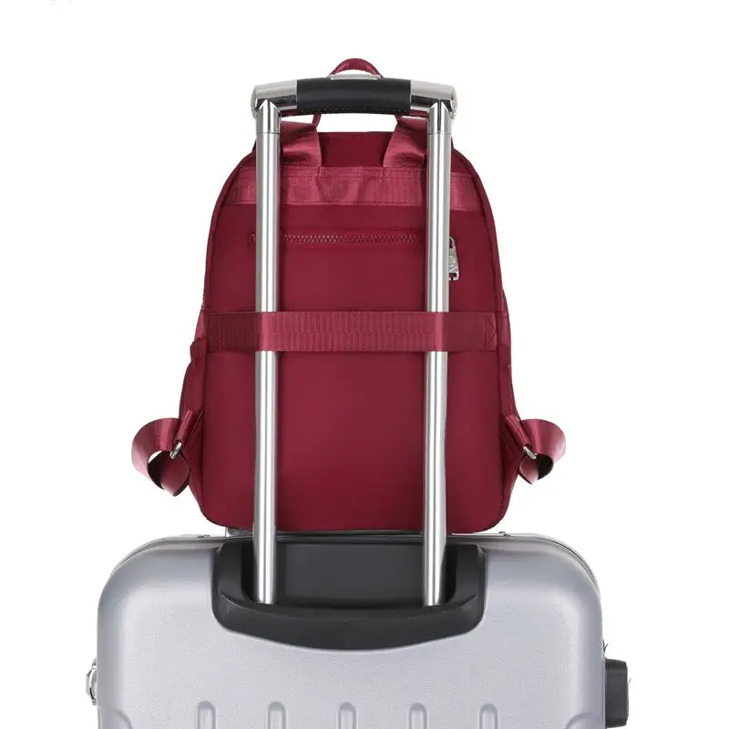 Versatile Fashion Large Capacity Oxford Cloth Backpack Nylon Cloth Small Bag Women Lightweight Exercise Casual Bag