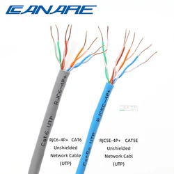 CANARE Standard CAT6 CAT5E UTP cavo Ethernet RJC6-4P + RJC5E-4P + 23 24 AWG cavo di rete a doppino intrecciato non schermato UL444 tipo-CM