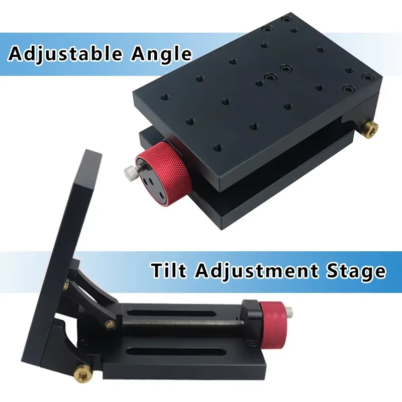 PT-QX09 Adjustable Angle Adjustable Stage Manual Tilt Stage Inclined Drilling Base Tool