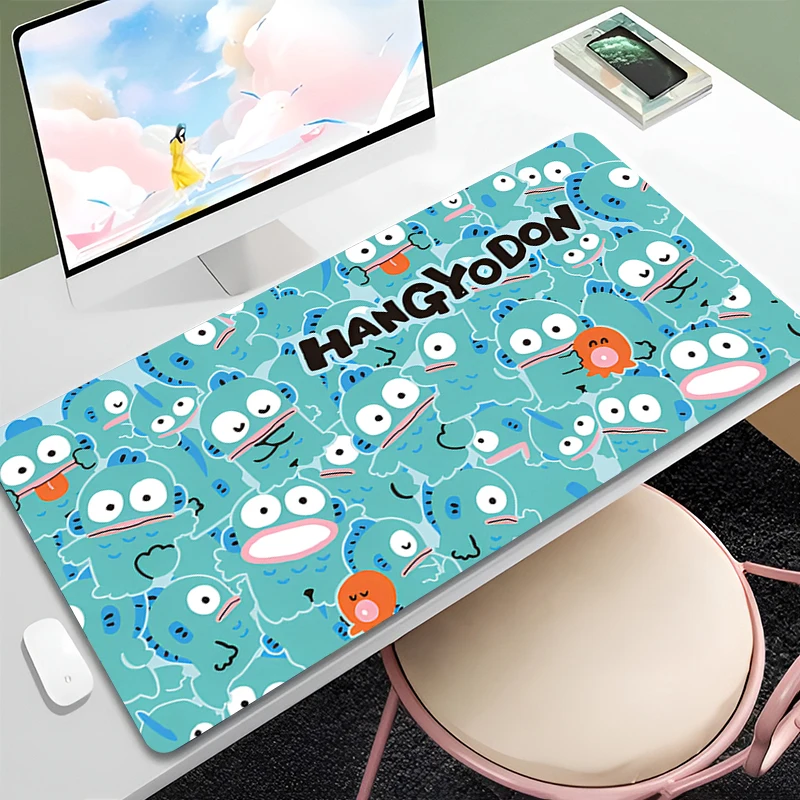 Desk Mat Hangyodon Anime Mouse Pad Laptop Kawaii Table Mats Computer Gamer Home Decor Mousepad Cartoon XXL Cute Carpet Mousemat