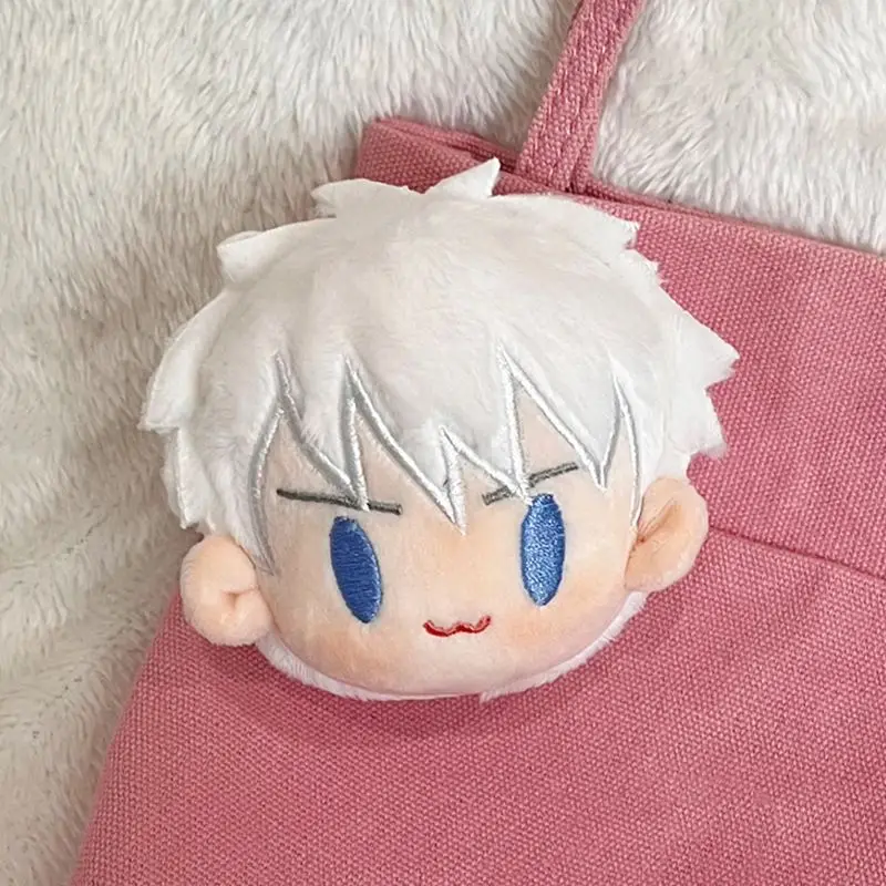 Jujutsu Kaisen Plush Keychain Gojo Satoru Dolls School Bag Key Pendant Geto Suguru Cute Soft Stuffed Keyring For Christmas Gifts