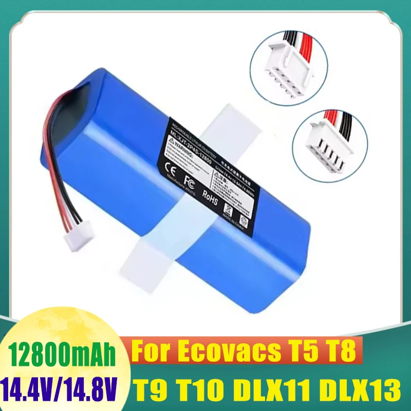 

14.4V High-capacity Battery for Ecovacs Deebot Ozmo 950，X1 Omni,X1 Turbo, X1 Plus,T8/T8+,T9/T9+,T10/T10+ Robot vacuum cleaner