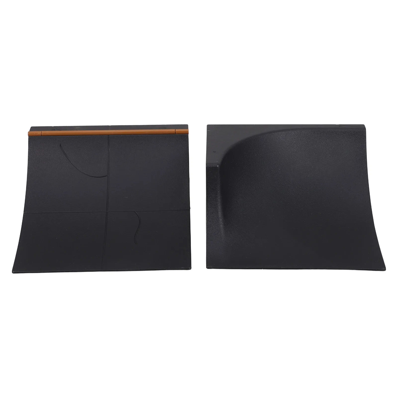 Rampes de touche en plastique, 2 pièces, obstacles de patins de table réalistes pour bol de touche, rampe de béquille murale, Kit de pratique à domicile