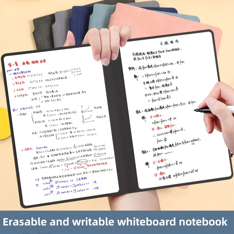 1 whiteboard notebook a5 Portable erasable desktop notes Message board Writing Board Draft folding writing pad