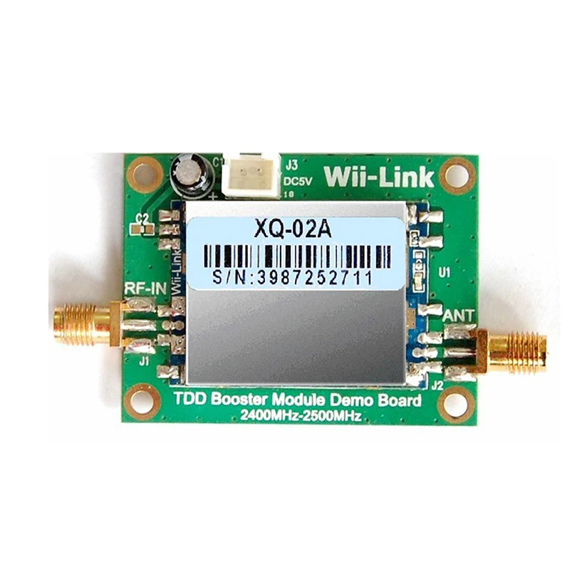 JMT 2.4G Signal Amplifier Signal Booster 2.4GHz 2W High Frequency ZigBee Signal Amplifer Boost Module DEMO Board with Antenna