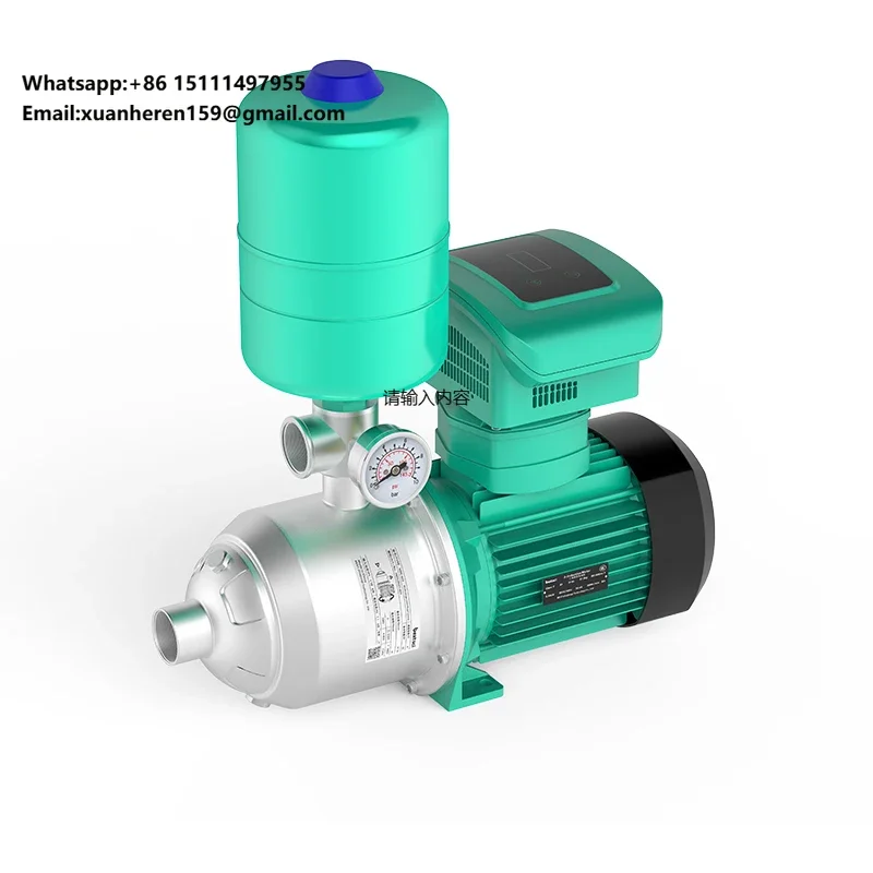 220/380V Horizontal Variable Frequency Water Pressure Pump Ultra-silence Constant Pressure Water Supply OEM