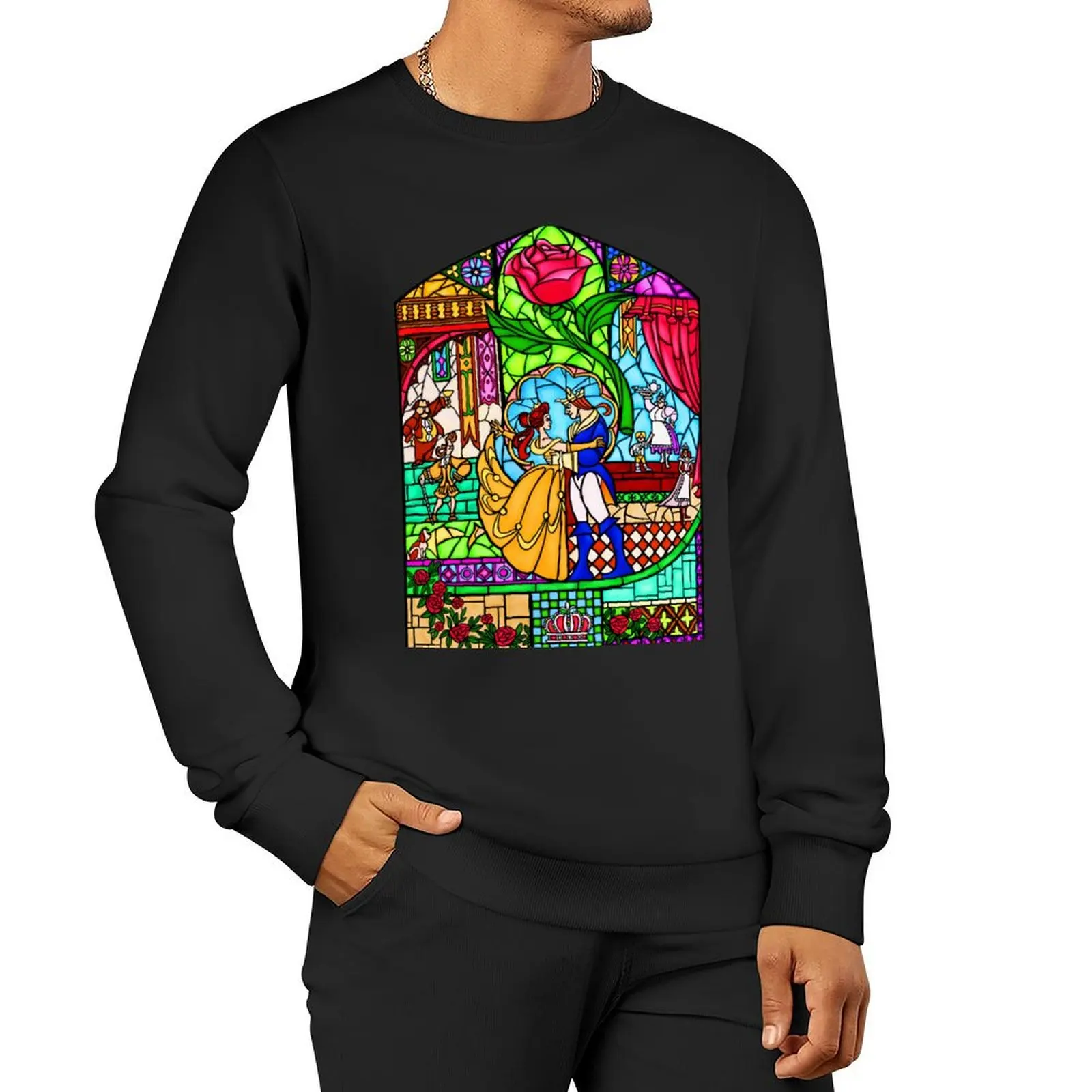 

Patterns of the Stained Glass Window Sweatshirt aesthetic clothing korean clothes sweatshirts