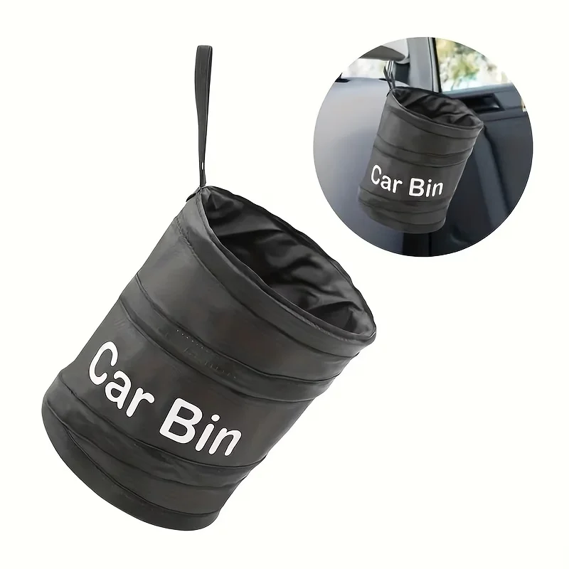Lidded mini car waste bin for daily receipts