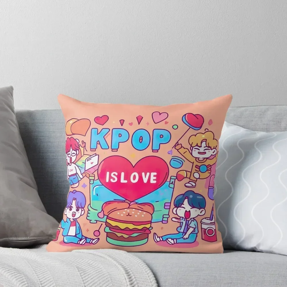 

Kpop Tshirt Kpop Tshirt Throw Pillow Custom Cushion Photo autumn pillowcase Couch Pillows bed pillows pillow