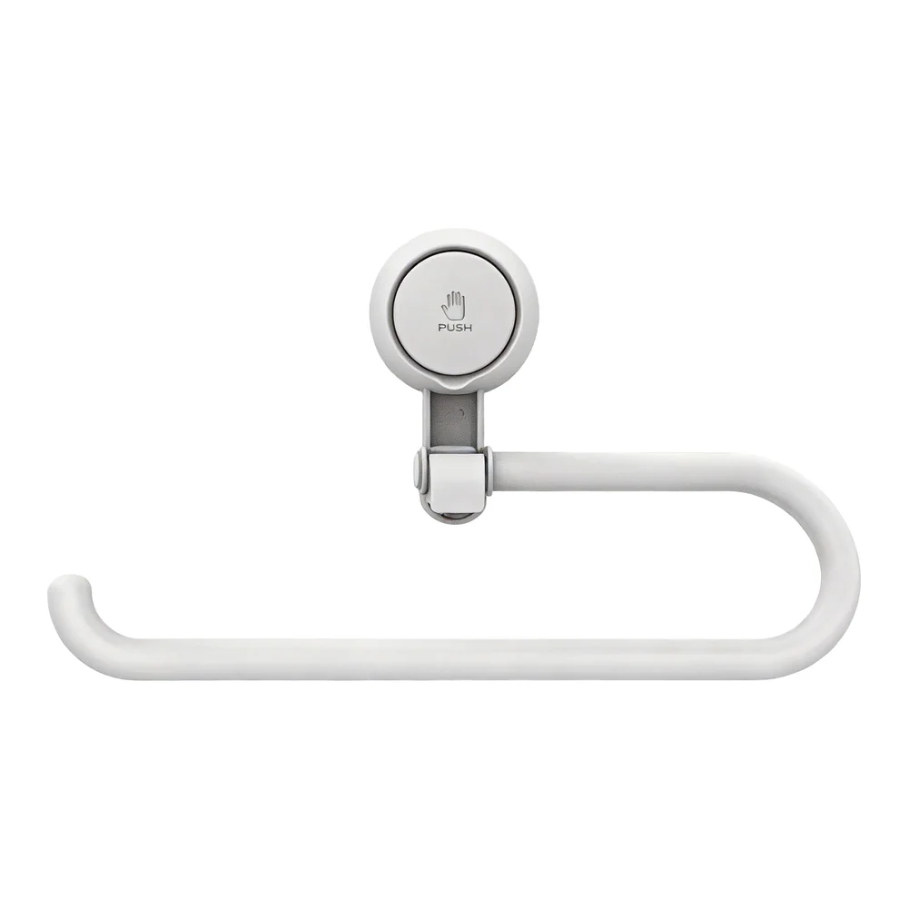 

Paper Towel Holder with Heavy Duty Suction Cup for Kitchen Walls Bathroom Countertops No Tools Required Installation