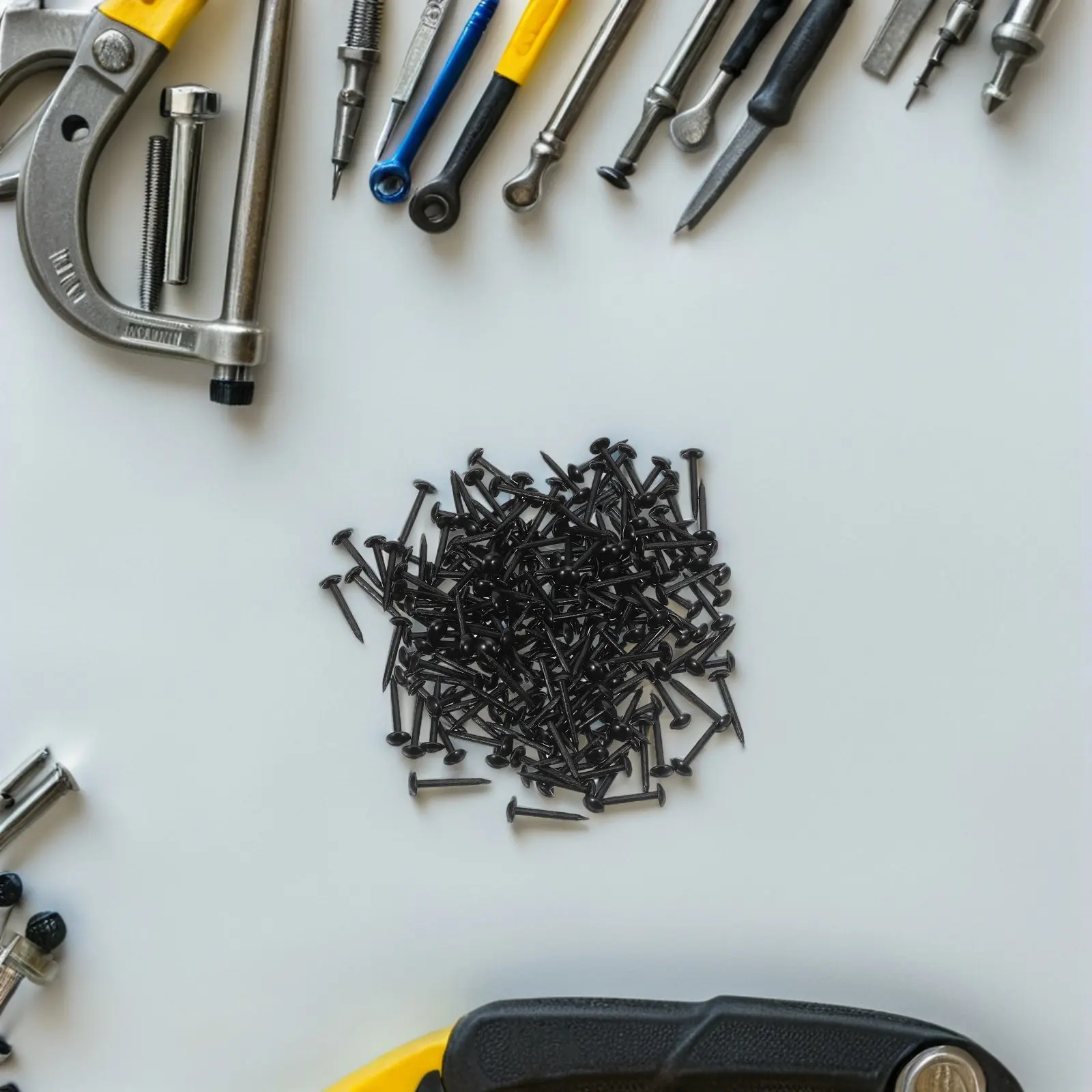200Pcs Furniture Tacks Upholstery Decorative Round Head Nails Thick Material Heavy Duty Upholstery Pins for Sofa Wall Vintage