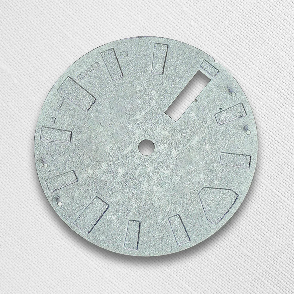 S Dial 28.5mm NH36 Dial S Logo 3D Footprints Dial Fit NH36 Movement C3 Green Luminous SKX007 Watch Modification high-quality