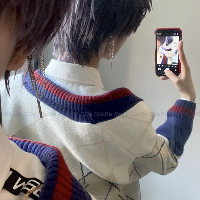 Liefde En Deepspace Xavier Rafayel Cosplay Rafayel Pruik Lenese Vrouwen Halloween Cosplay Pak Qiyu Rafayel Trui Cosplay