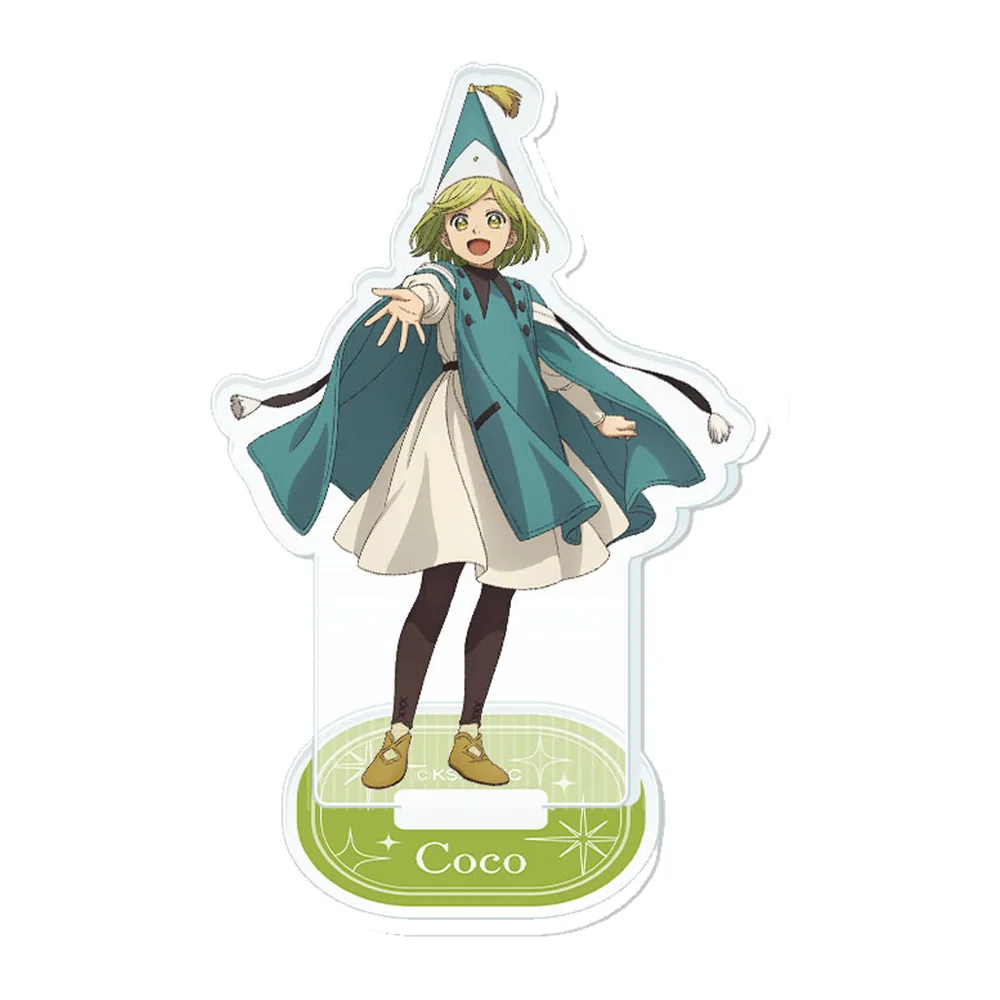 Anime Witch Hat Atelier 15CM Charm Keychain Acrylic Stand Model Cosplay Characters Ornament Accessories Goods Collection Gifts