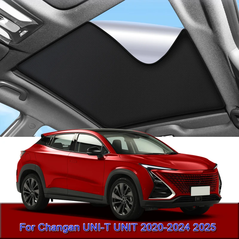 

For Changan UNI-T UNIT 2020-2024 2025 Car Electrostatic Adsorption Sunroof Sunshade Heat Insulation Skylight Sticker Accessories