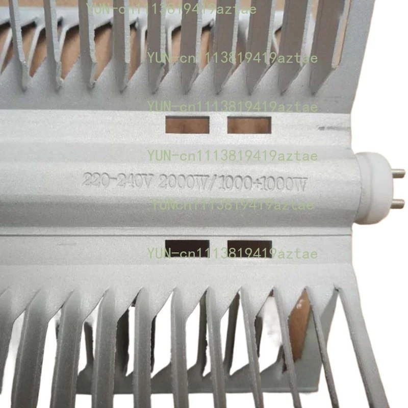 625mm 230V 2KW 92 Airfoil Aluminum Fin Tube Heater Skirting Line RX Type Integrated Heating Element